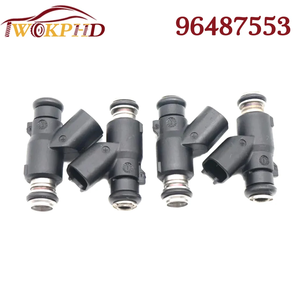 4pcs/lot NEW Fuel Injector Nozzle Car For Chevrolet Aveo Aveo5 06-08 Pontiac Wave 05-08 Wave5 05-07 1.6L FJ1023 96487553