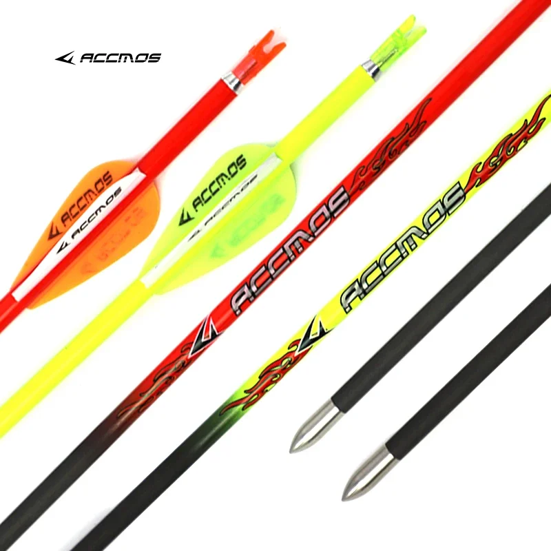 6-12ps ID 4.2mm 100% Pure Carbon Arrow Spine 400 500 600 700 800 900 1000 For Recurve/Compound Bow Archery Hunting Shooting