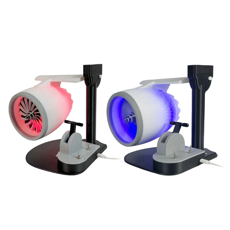 Mini Blower Innovative Aircraft Turbojet Engine USB Fan Efficient Cooling for Workstations and Bedrooms