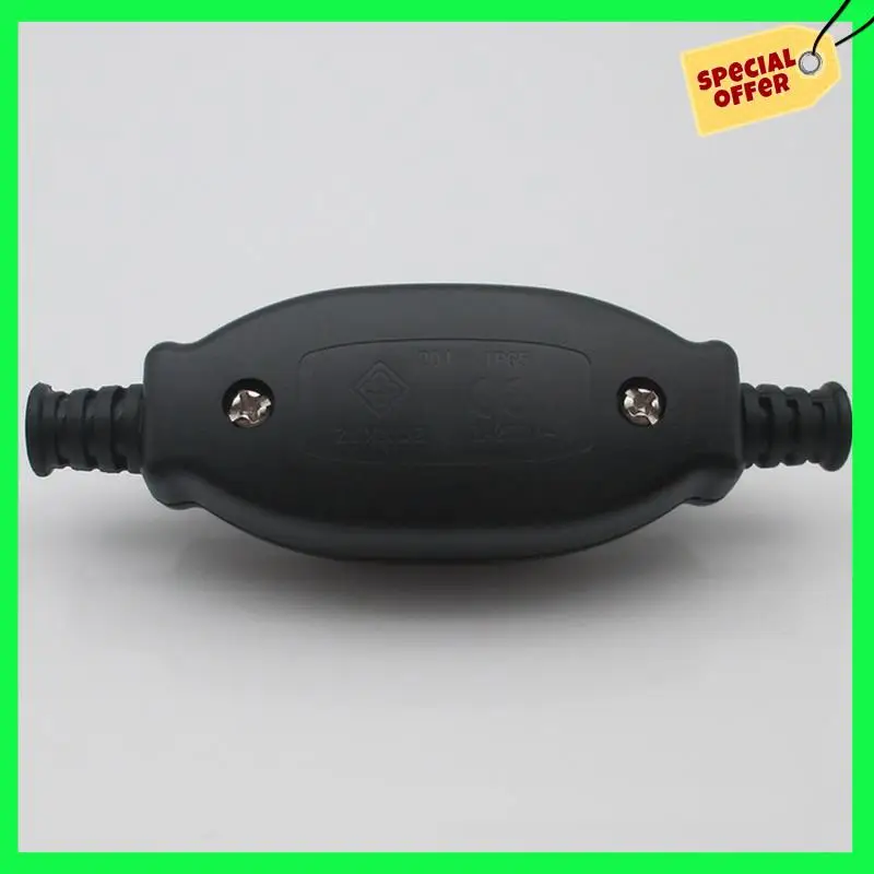 LBER 5X 3A 250V 8Mm Waterproof In Line Switch Cord Switch IP65 Round Wire Silver Contact Double Cut Switch Dust Switch