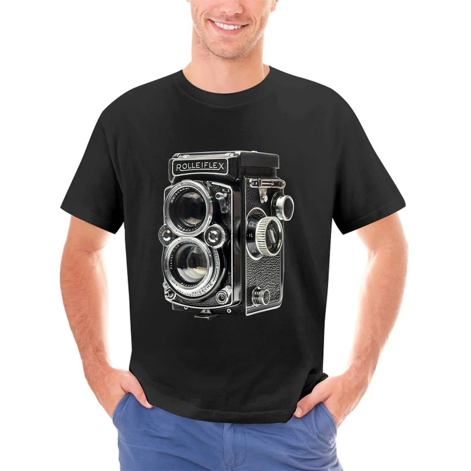 Rolleiflex Antique Vintage Classic Old School Rare Camera Photographer T Shirt