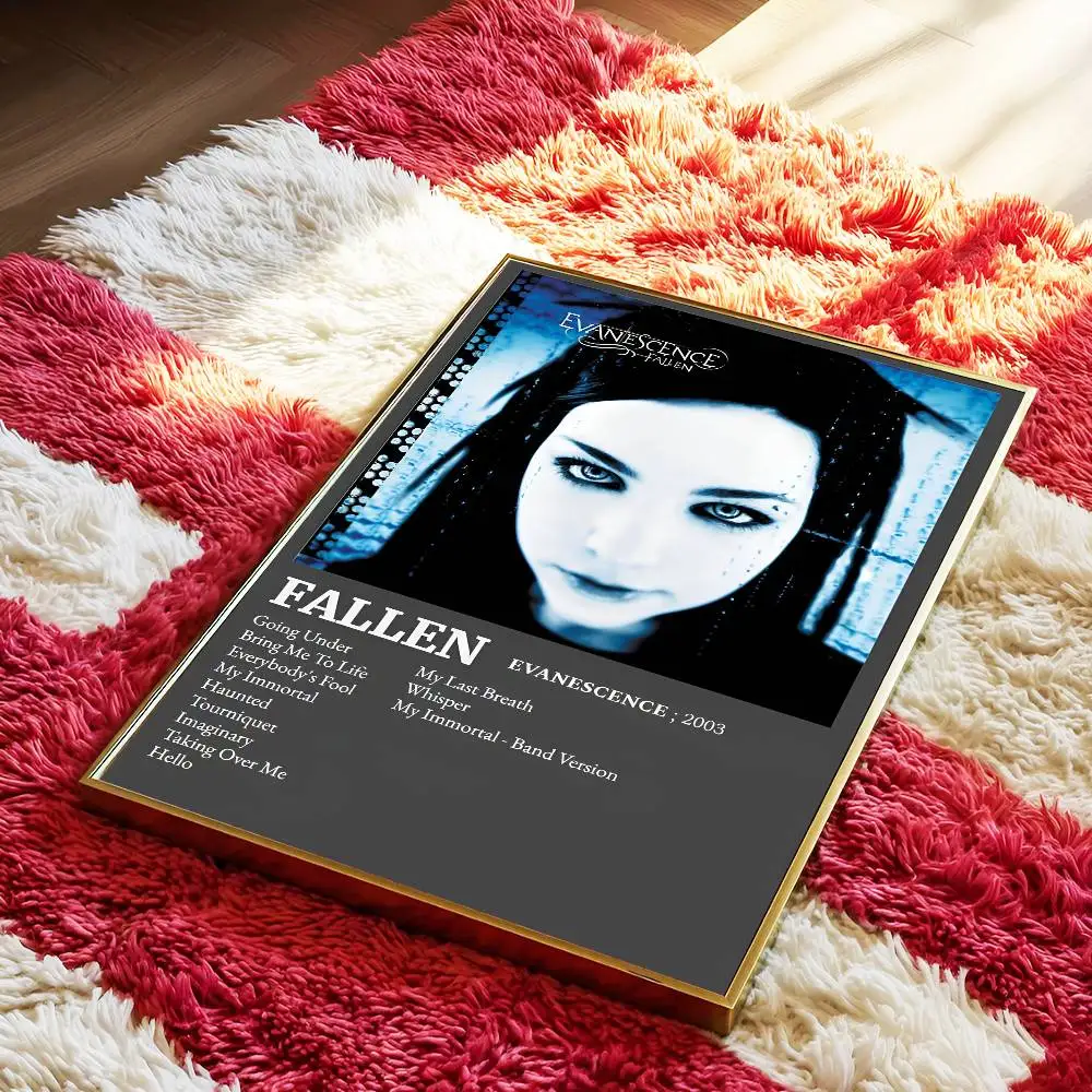 E-Evanescence Band-Poster, selbstklebend, für Kunst, Zimmer, Eingang, Restaurant, Wanddekoration, Kunstgemälde – Detail 8