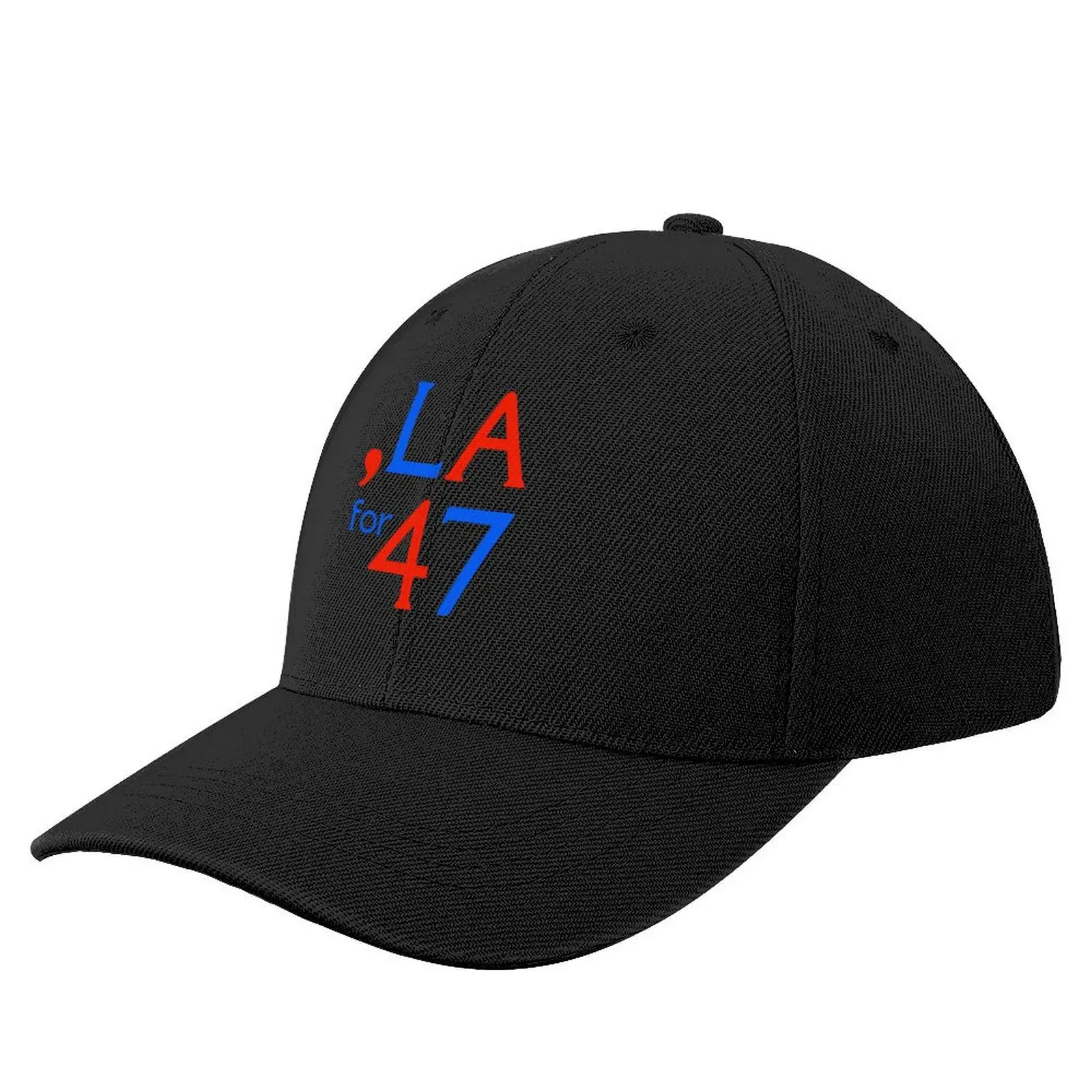 

Comma LA For 47 - Kamala Harris 2024 Baseball Cap hiking hat Snap Back Hat fashionable Trucker Hats For Men Women's