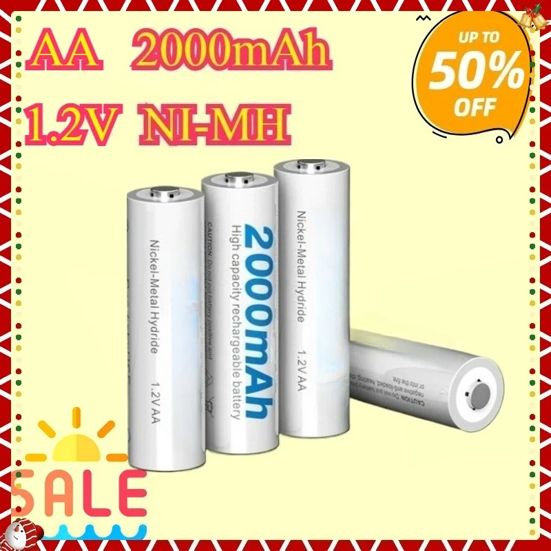 

10PCS AA 2000MAH battery 1.2V NIMH aa Rechargeable Batteries 2A precharge LSD Batteries Ni-MH for Camera toys