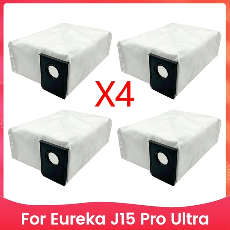 

Мешок для пыли для робота-пылесоса Eureka J15 Pro Ultra, аксессуары, мешки для мусора, запасные части, 4 шт.