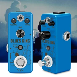 VSN Overdrive Guitar Pedal,Blues Driver Guitar Effects Pedal,Blues Drive Vintage Overdrive Effect Warm/Hot Modes for Pedal