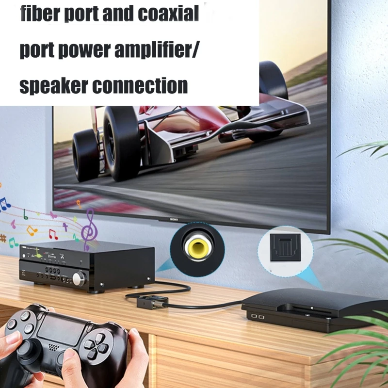 Conversores com comutação coaxial óptica, carcaça metálica resistência a interferências