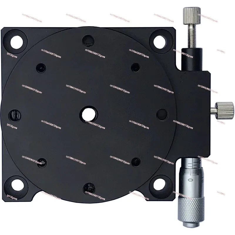 R-axis Slide Rotation Manual Micro-adjustment Displacement Platform 360 Fine-adjustment Angle Indexing Disc RS40/60/90/125