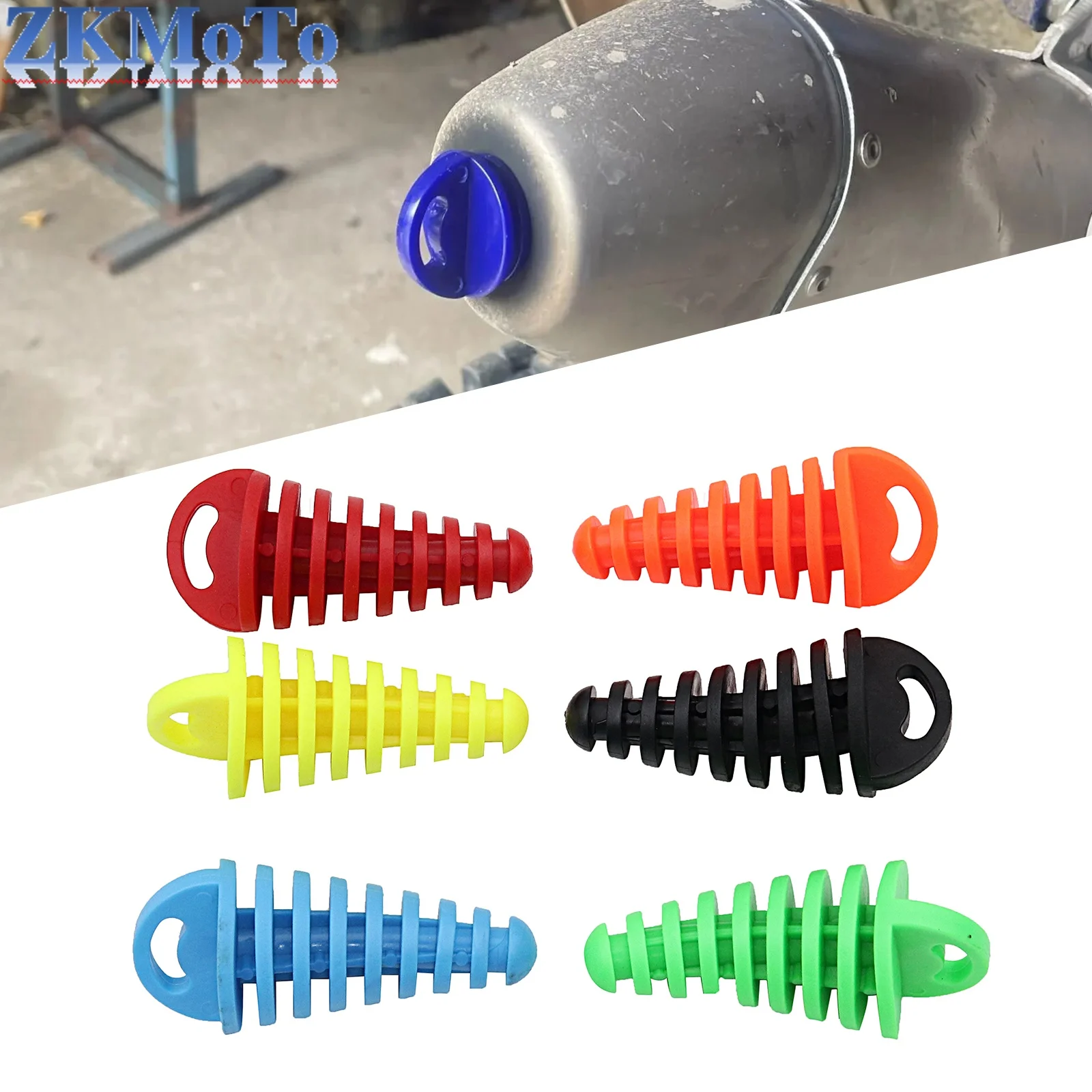 

Universal Motorcycle Exhaust Pipe Tail End Waterproof Plug Wash Plug Pipe Protector For KTM Yamaha Honda Kawasaki Suzuki ATV
