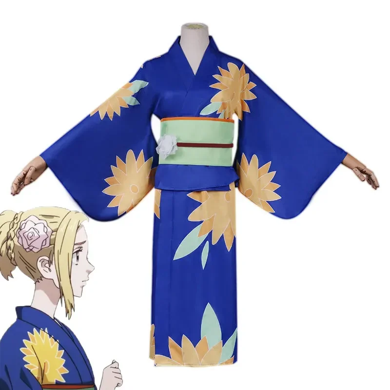 

Anime Tokyo Revengers Cosplay Emma Kimono Costume