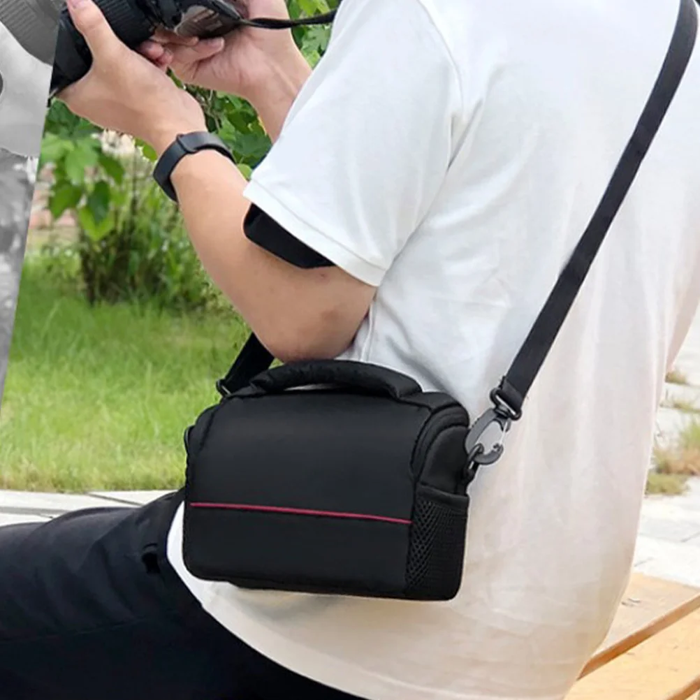 Nylon Dslr Camera Bag Shockproof Portable Travel Shoulder Case Adjustable Strap Padded Protective Storage Bag Camera Pouch