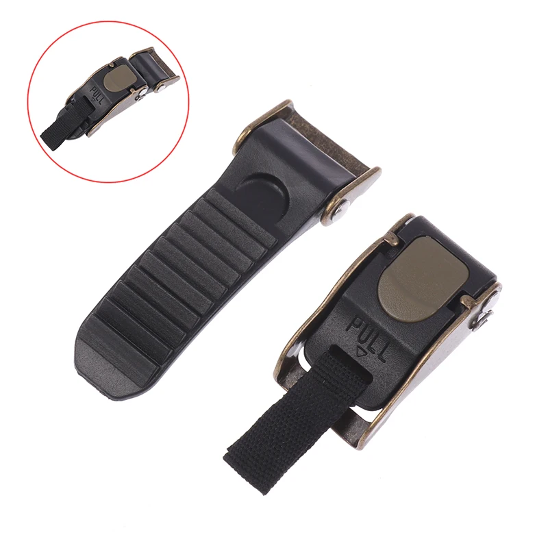 Multiuse Motorcycle Helmet Pull Buckle Speed Clip Electroplated Copper Buckle For ATV Riding Motorcycle Replacement