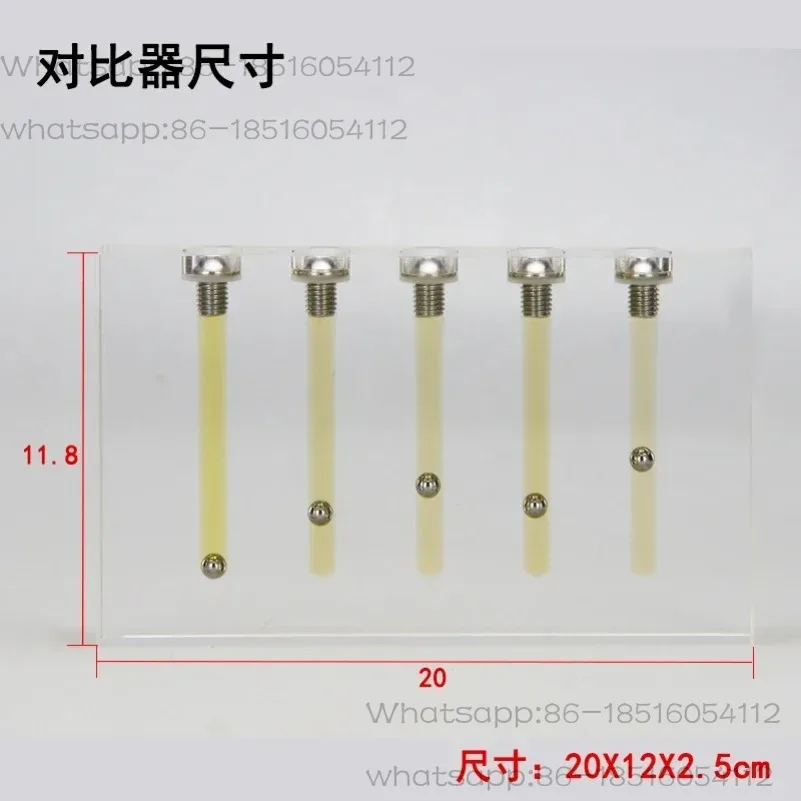 Automobile Oil Quality Comparator, Gearbox Oil Viscosity Tester, Demonstration Stand, Testing Tool, Glass