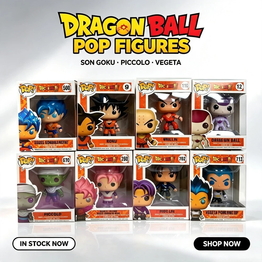 Figuras Coleccionables Funko POP de Dragon Ball, Goku, Piccolo, Frieza, Trunks, Modelo de Anime, Decoración de Escritorio, Regalo para Fiestas