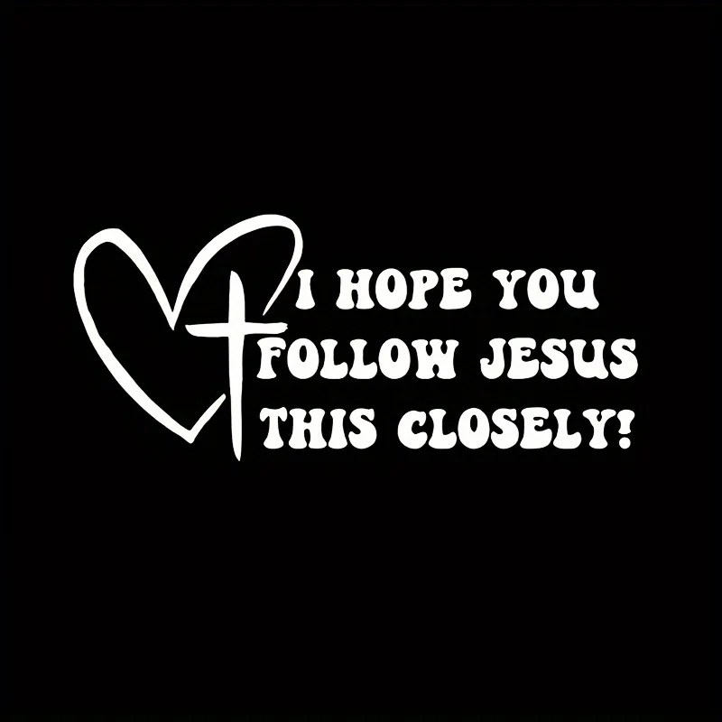 [Jesus Vinyl Decal] Weather-Resistant Vinyl Decal Sticker - 