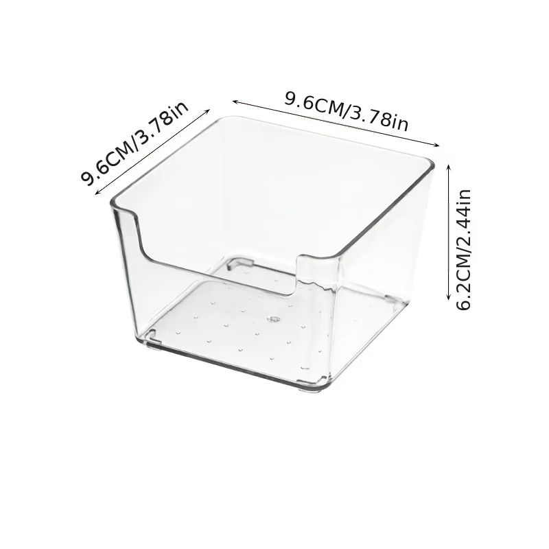 1pc Ins Acryl Transparent Lagerung Box Student Desktop Schreibwaren Sortierung Box