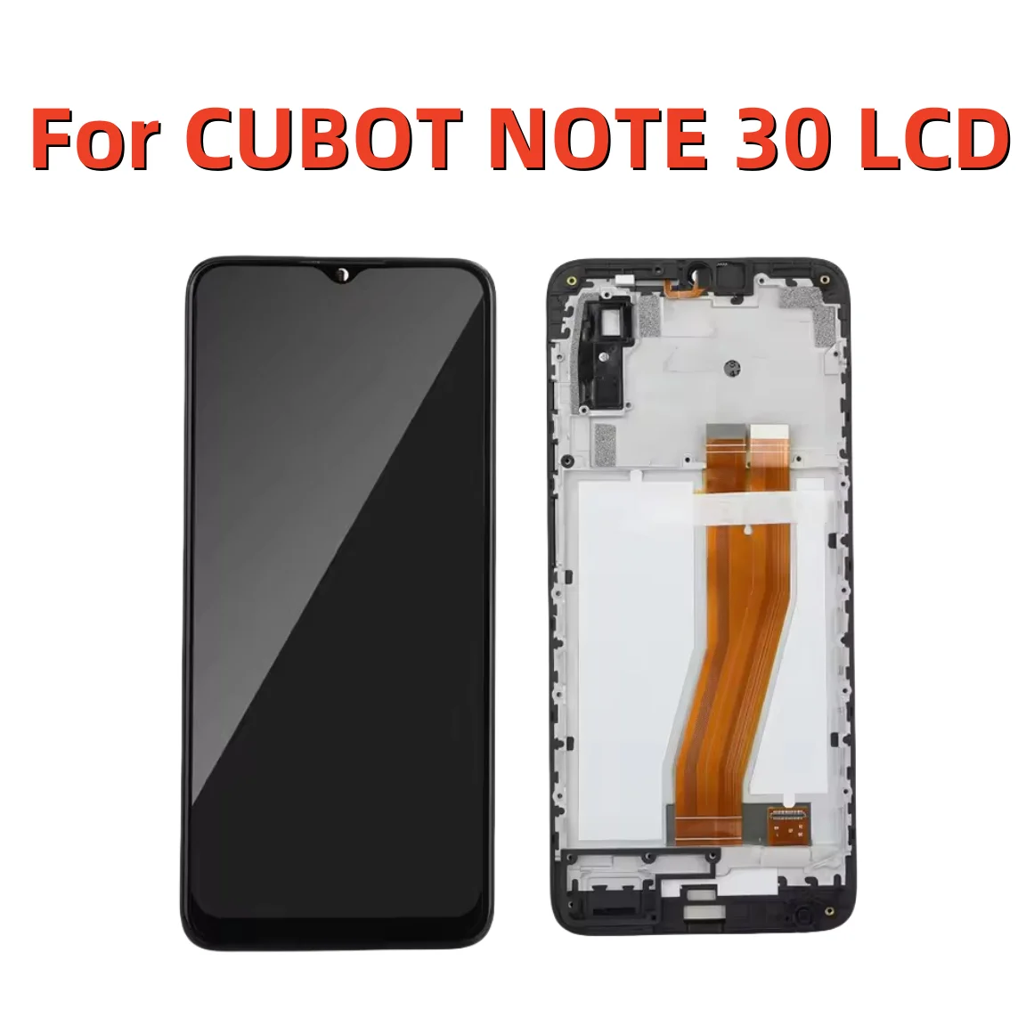 Для Cubot Note 30, замена дигитайзера сенсорного ЖК-экрана в сборе с рамкой