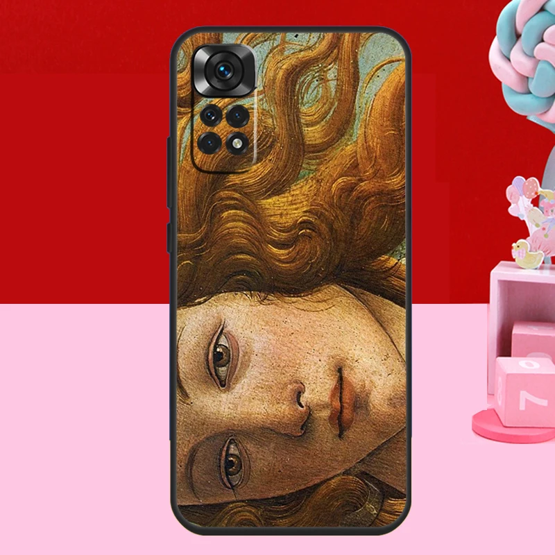 Art Painting Birth Of Venus Case For Xiaomi Redmi Note 12 Pro Turbo Note 11 9 8 10 Pro 9S 10S 11S 12S 9C 10C 12C Cover