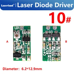 635nm 650nm 780nm 808nm Red Infrared 5V 5-20mW Drive Circuit Constant Power APC