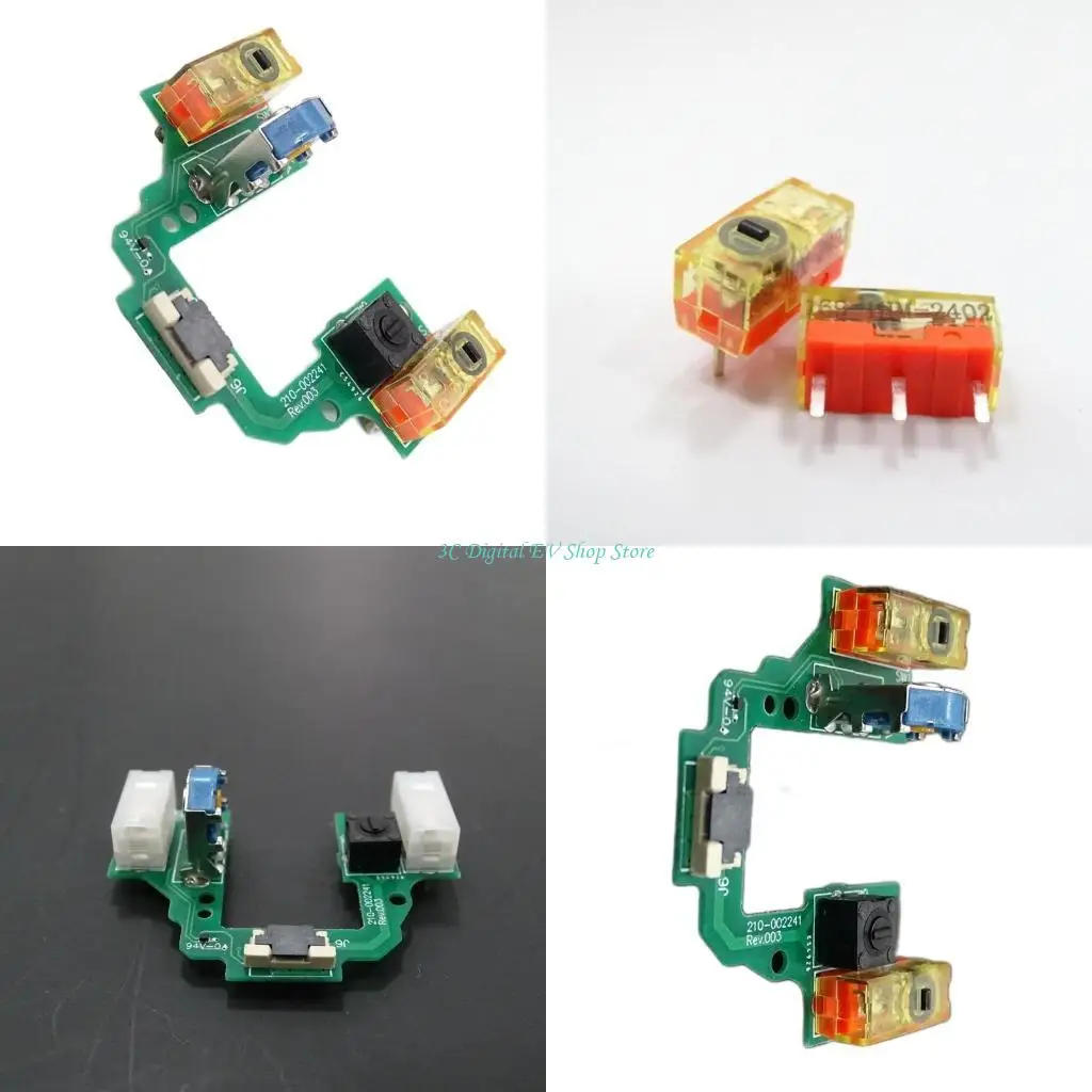 E74D Dustproof Mouse Micro Switches Button Board for GPROX Superlight Soldered