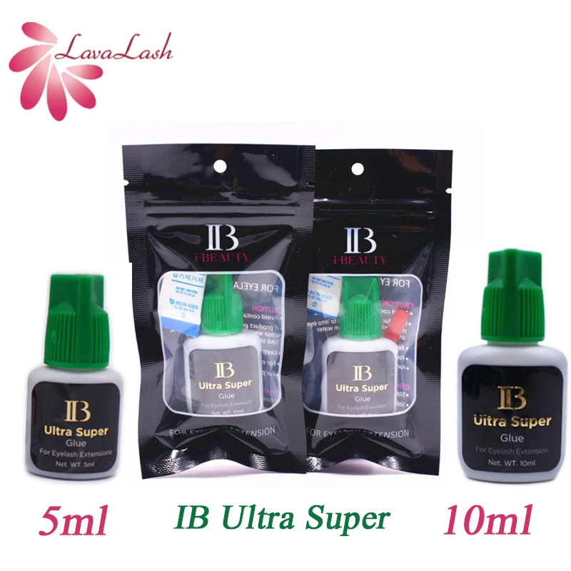 5/10ml IB Ultra Super Glue For Individual Eyelash Extension Original Korea Strong Adhesive Fast Drying Lasting Lashes Glue