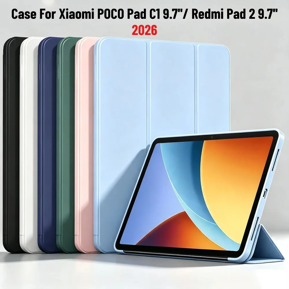 Case For Xiaomi POCO Pad C1 9.7 2026 Redmi Pad 2 SE 9.7