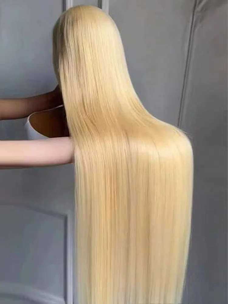 613 Hd Lace Frontal Wig 13x4 13x6 360 Honey Blonde Colored Straight Lace Front Human Hair Wigs Original Brazilian Wigs For Women image 3