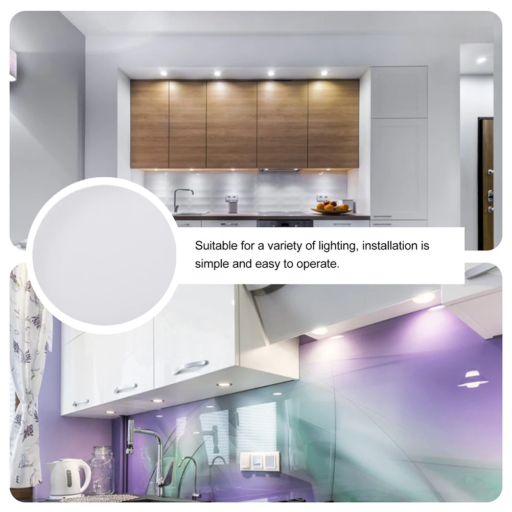 

1pcs Shade Diffuser Spotlight Lamp Covers Diffuser 6 Inch Diameter 149MM White Downlight Ceiling Accessories Lighting