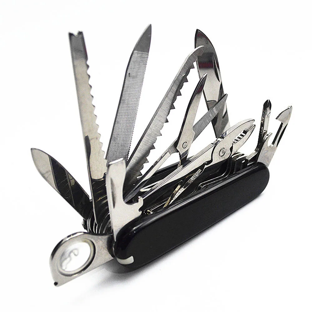 Multifunctional Pocket Knife 30 Basic Functions Multitool Swiss Hand Tools Army Knife Outdoor Camping EDC Gear Survival Knives