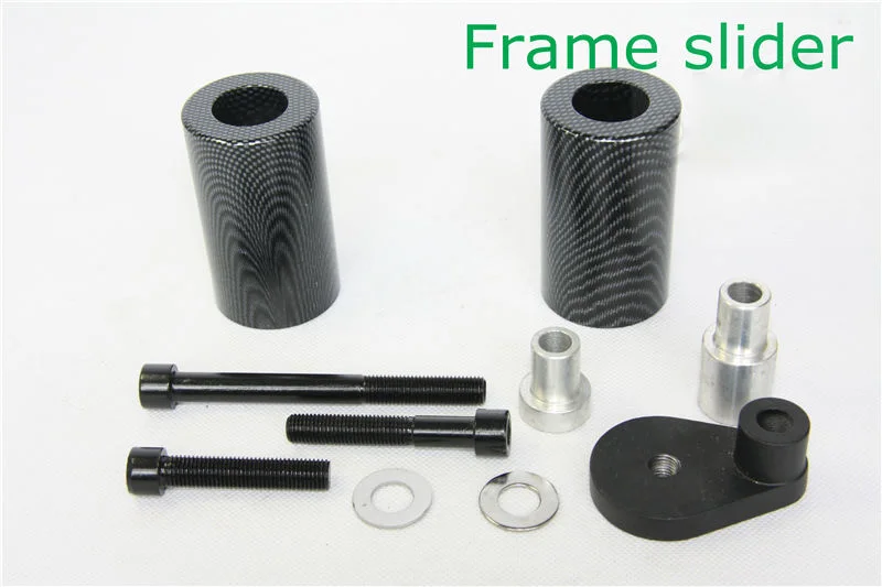 For Suzuki GSX-R GSXR600 2001-2003 02 / GSXR750 2000-2003 Motorcycle bike No Cut Frame Slider Crash Protector Black / Carbon