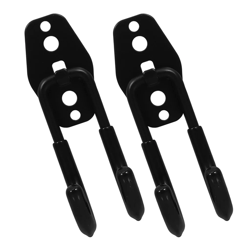 Picture 4: 2Pcs Garden Hose Holder Heavy Duty Wall Mounted Metal Hangers Outdoor Storage Organizer Water Hose Hook Brackets
