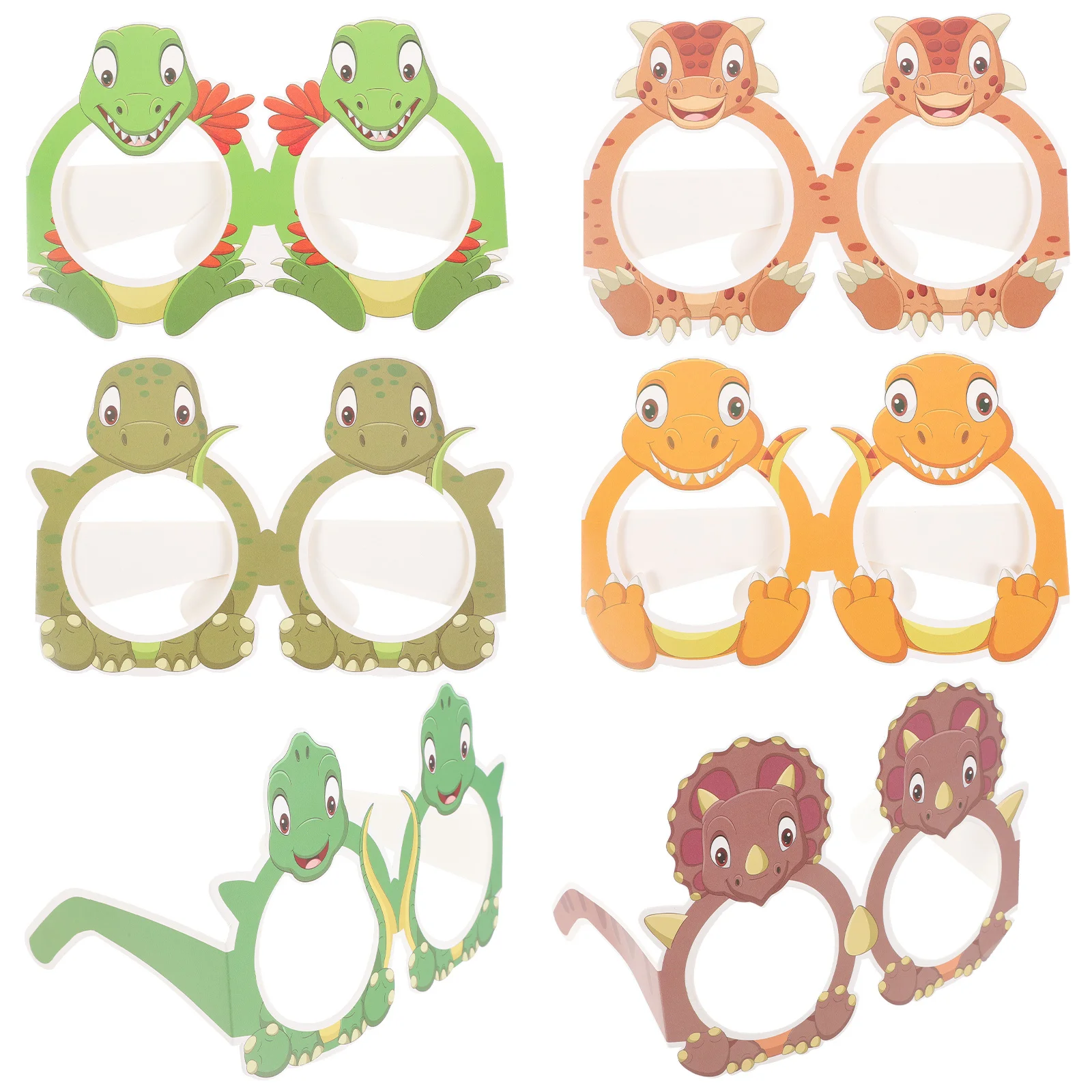 

6Pcs Dinosaur Party Favors Decor Glasses for Kids and Adults Colorful Party Supplies Birthday Decorations