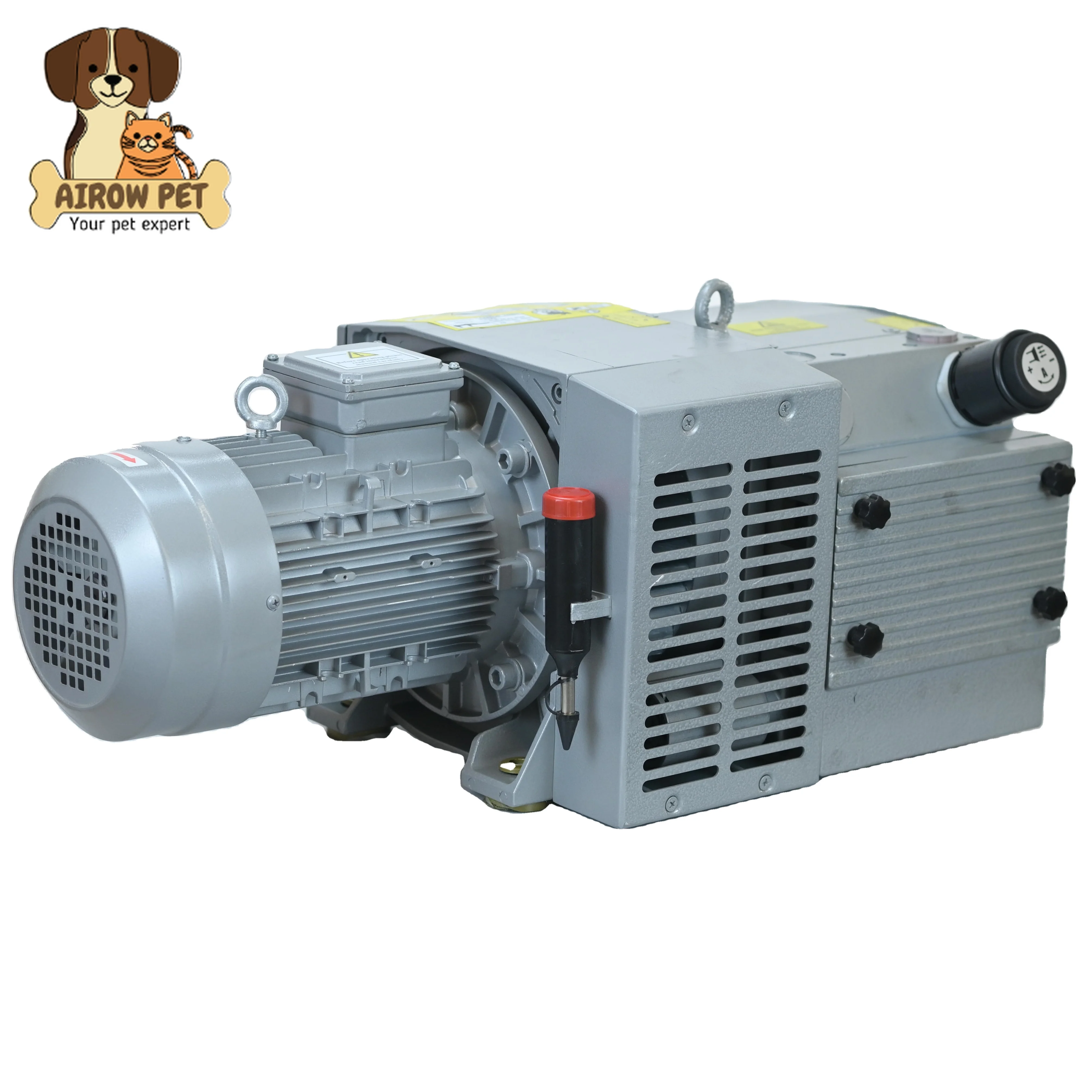 AIROW Rotary Vane Vacuum Pump for Sale Carbon Vane Pressure Vacuum Pump 2.2kW Vacuum Suction Blower Multi-Function for Cnc