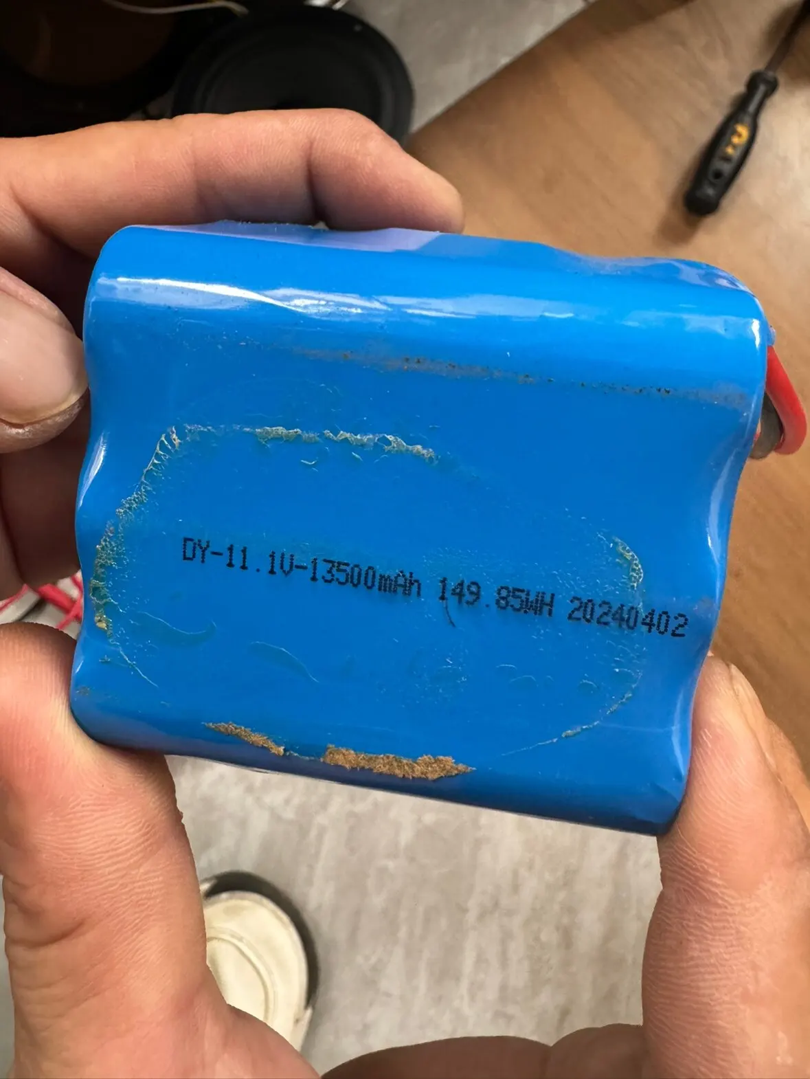 buy more will cheap 11.1V 13500mAh lithium rechargeable battery 18650 parallel amplifier 2.54 plug