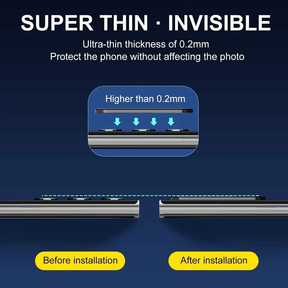 Protector de lente de cámara para Samsung S25 Ultra S23 S24 FE A17 A07 A56 A55 A16 A26 A36 A54 A53 A06 A25 cámara trasera de vidrio templado