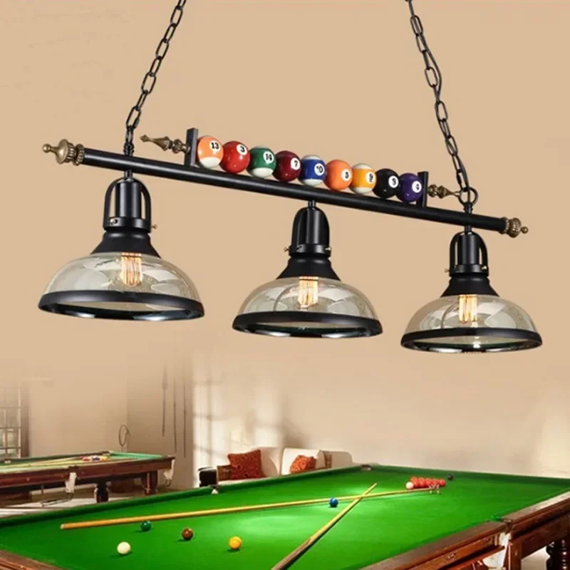 Restaurant, Bar, Counter, Entertainment Room Decoration, Creative, Personalized, Nostalgic, Industrial, Retro, Billiards Pendant