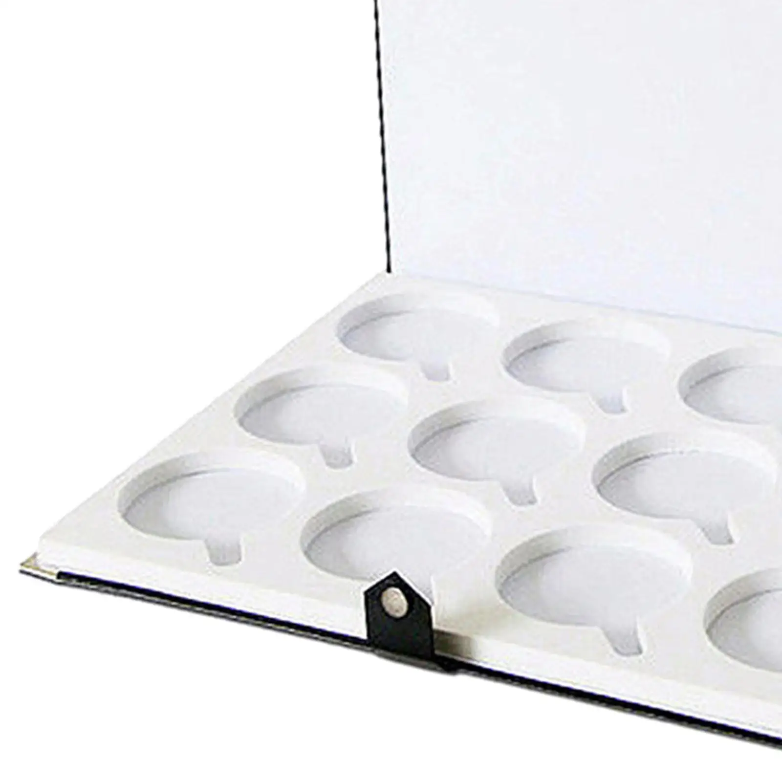 Foldable PU Leather Glasses Lens Display Case Eyeglasses Organizer Tray for Sunglasses Shop Storage