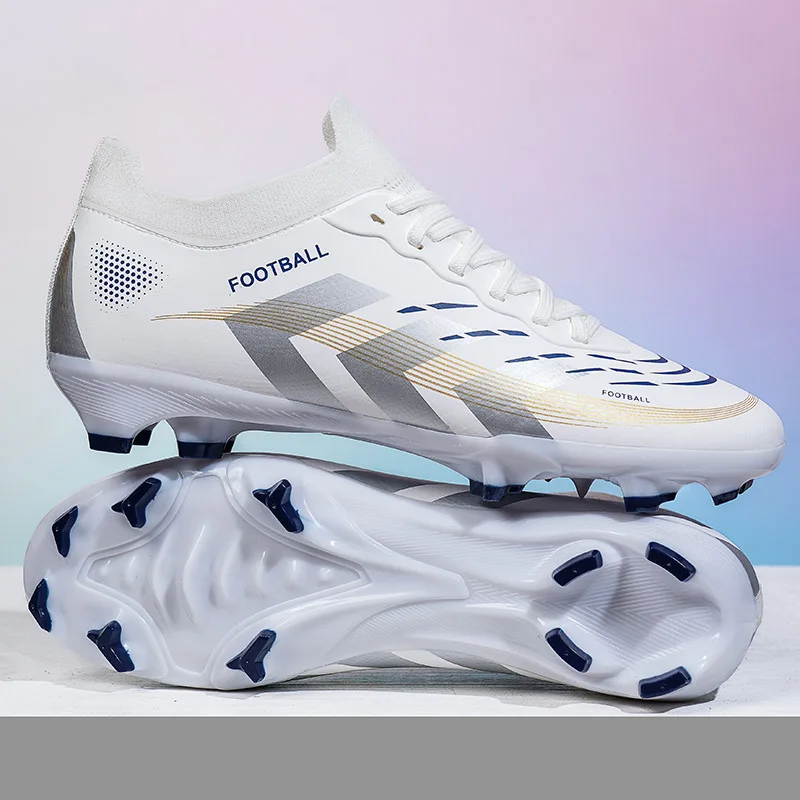 

New Men Football Boots Professional Cleats Futsal Match Soccer Shoes Hot Sale TF/FG Unisex Ultralight Sneakers High-quality