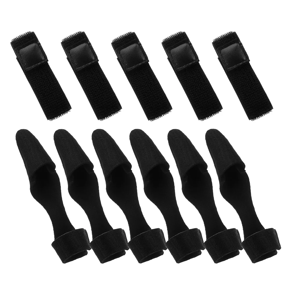 

10pcs Fishing Rod Protector Reusable Tip Sleeve Soft Cap Set 5 Straps 5 Caps safeguarding rods during transport storage durable