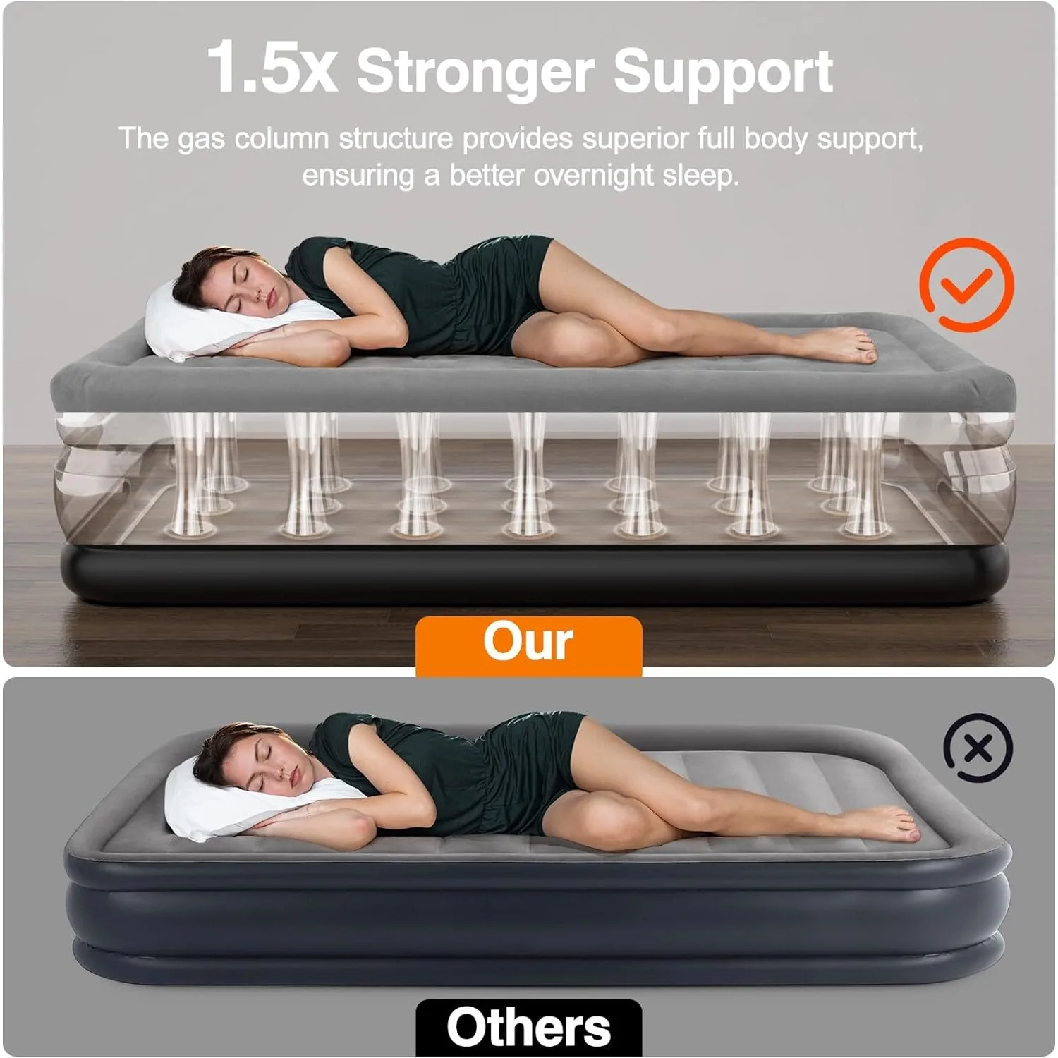 Twin Air Mattress with Built in Pump 18