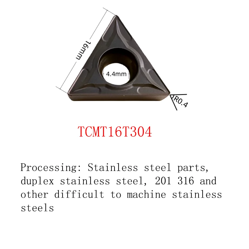 5PCS CNC Triangle Inner Hole Turning Tool Insert Grain TCMT 110204 TCGT 16T304 Boring Small Triangle Carbide Inserts - Image 3