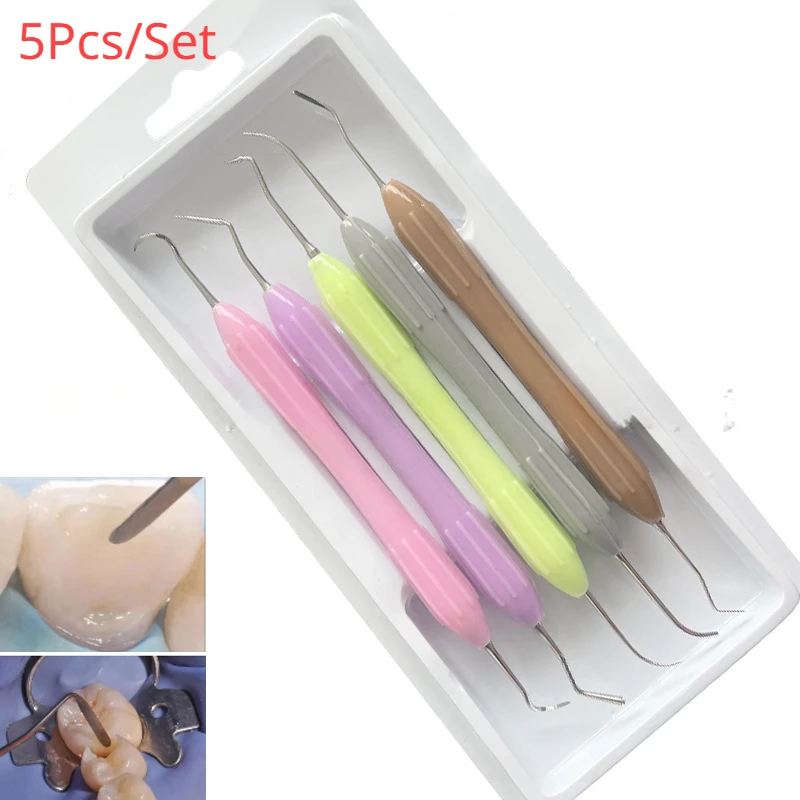 

Dental Aesthetic Resin Fillers Repair Kit Dental Instruments Shaper Resin Knife Aesthetic Trimmer Mouth Resin Knife Spatula Tool