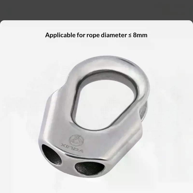Cable Thimble Wire Rope Protector Wear Resistant Groove For High Altitude Operation Climbing Rigging Connection Stainless Steel