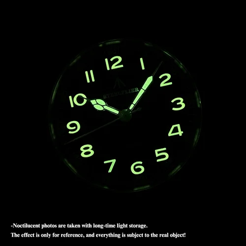 Imagen 2 del producto STEELFLIER oficial SF741 relojes de pulsera clásicos de cuarzo recuerdos espejo de zafiro VH31 silencioso 200M impermeable reloj luminoso de lujo