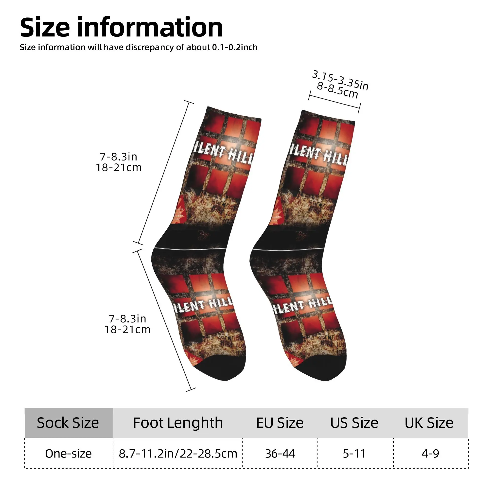 Silent Hill 2 JAP Ps2 Caixa Original Meias Anti Skid Meias Casal Meias de Ciclismo de Alta Qualidade Outono Meias de Design Casual