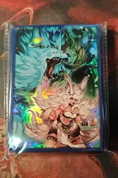 50Pcs Yugioh KONAMI Duel Monsters Dominus Spiral Official Collection Sealed Card Protector Duelist Sleeves