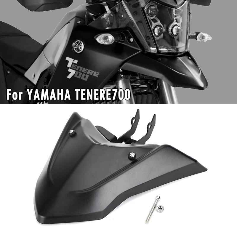 

Для YAMAHA XTZ700 TENERE700 TENERE 700 2019-2025 клюв удлинитель носа крышка спойлер передние крылышки обтекатель аэродинамический комплект крыльев