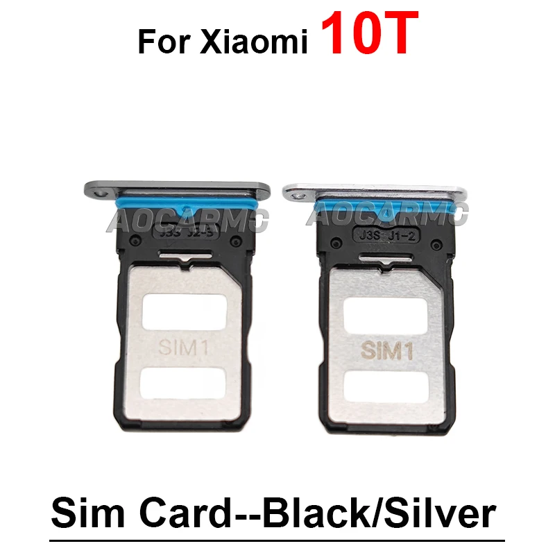 Sim Card For Xiaomi 10T 10Pro Mi 10 Pro Sim Tray Holder Socket Slot Repair Replacement Parts