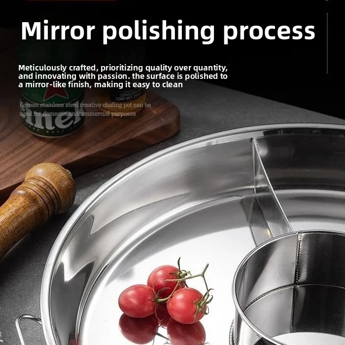 Creative Crayfish Spicy Commercial Platter Stainless Steel Restaurant Seafood Special Coffee Plate