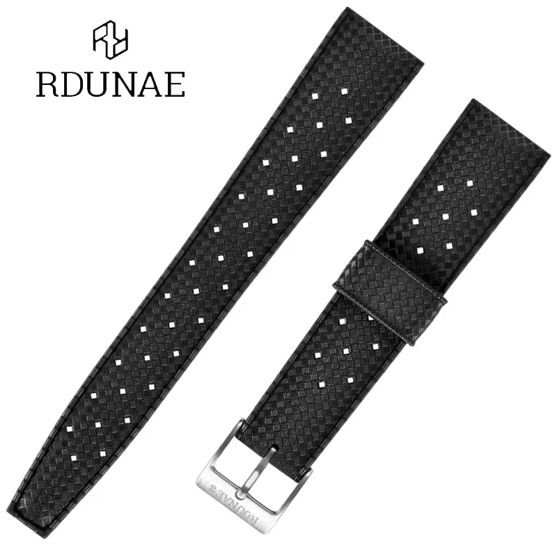 RDUNAE 2024 New Official Original Tropical Rubber Band 20mm 22mm Suitable for s-eiko SRP77J1 New Diving Waterproof Watch Band